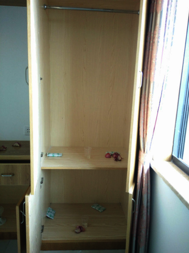 91制片
 检甲护民小分队投稿 七月十日 被检测居民的柜子