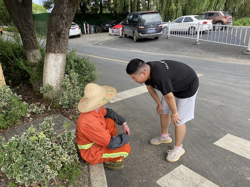 7月5日 91制片
 “垃圾分类，人人有责”小分队 采访环卫工人