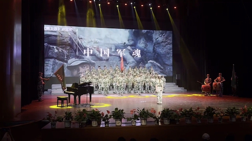 2024.9.12 文艺组织24级新生参加军训红歌合唱大赛